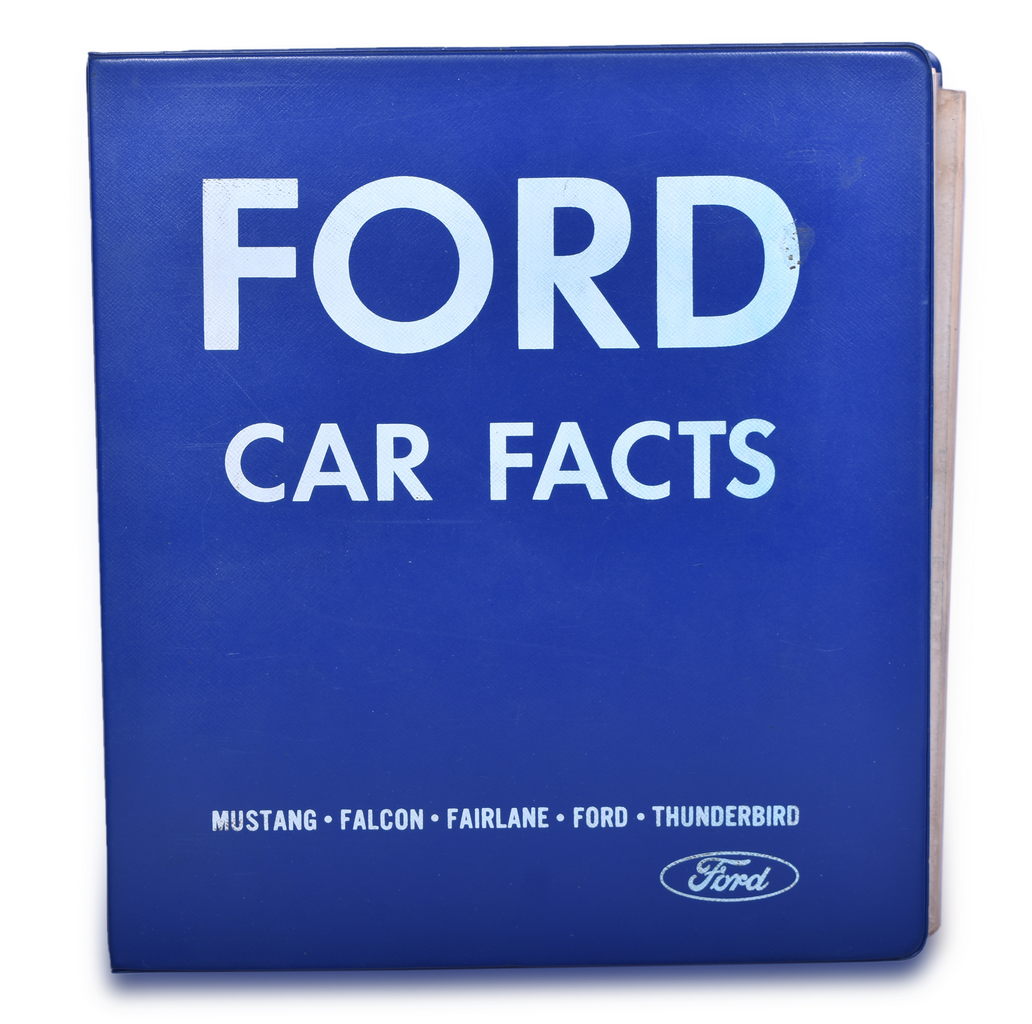 3619 - 1968 Ford Car Facts Binder w/ Paint Chips, Car Prices, Dealership Salesman Advertisements, and More thumbnail