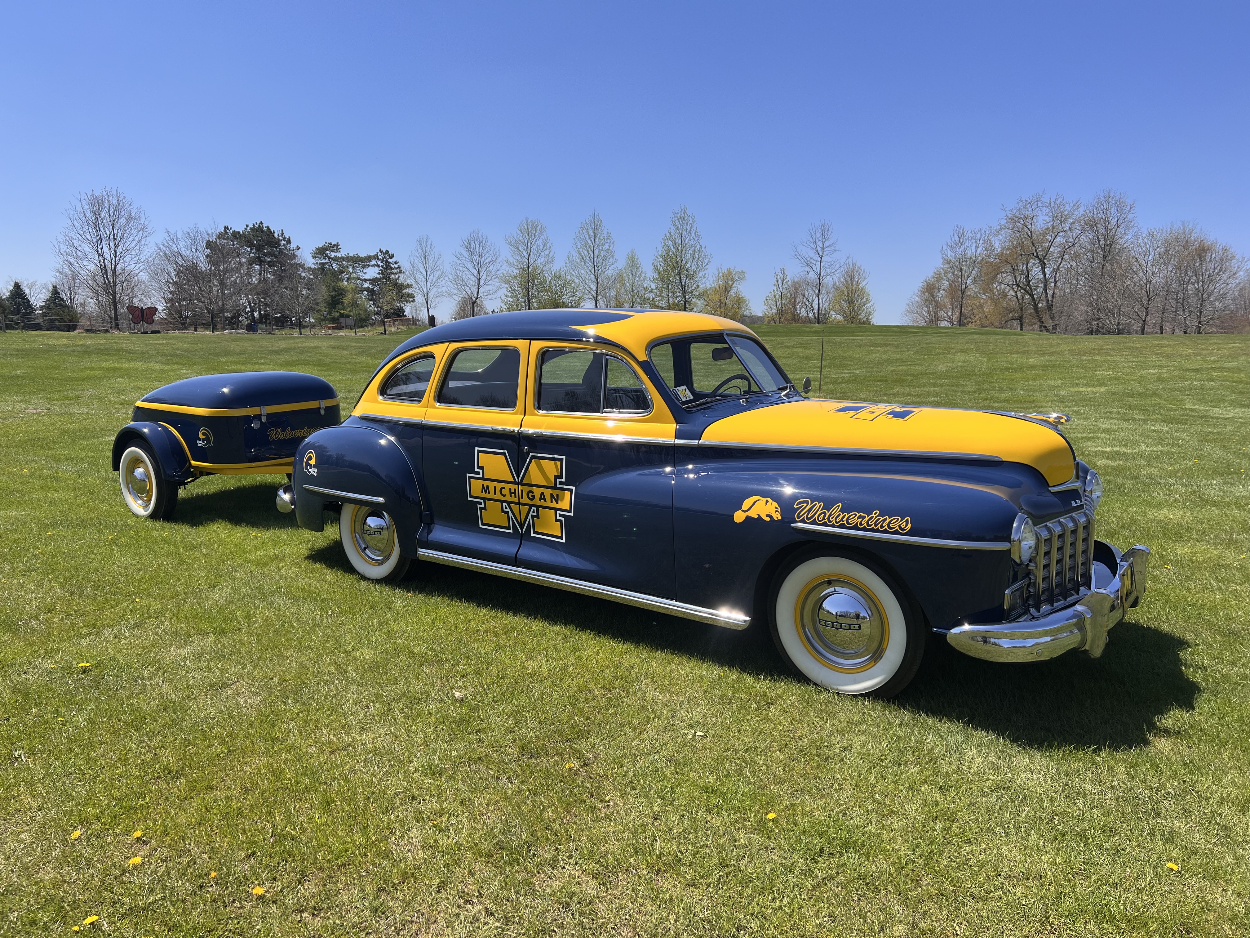3618 - 1948 Dodge Sedan and Trailer - Customized for the University of Michigan by Richard Kughn thumbnail