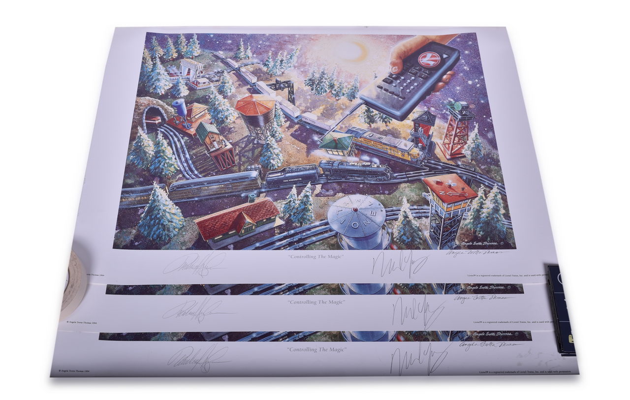 4402 - Three Signed Lionel Trains 