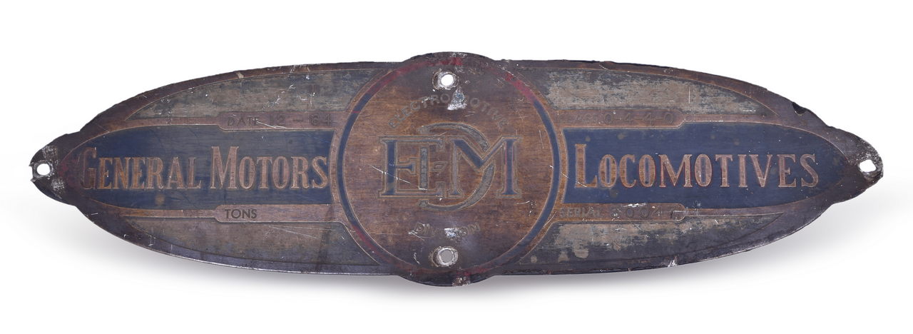 4408 - Southern Railway #2708 GP-35 EMD Builders Plate thumbnail