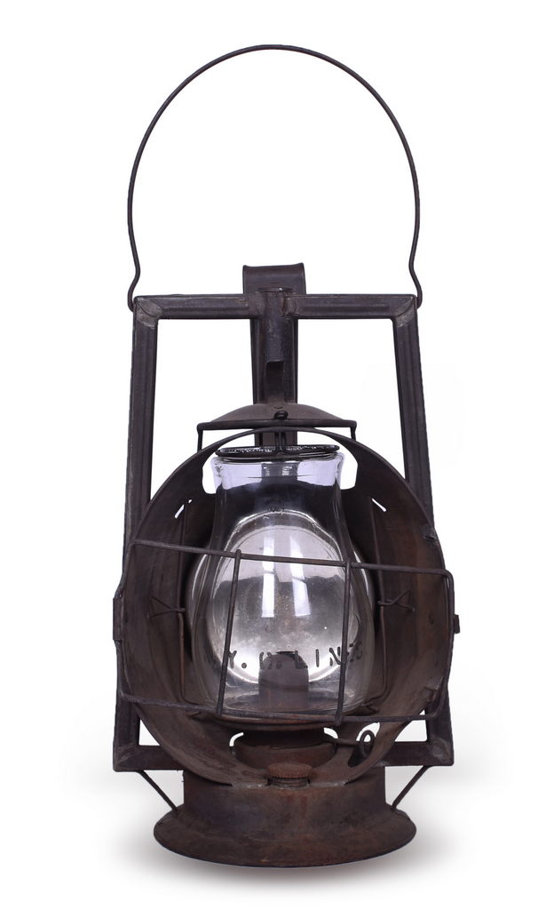 4428 - Dietz New York Central Railroad Inspection Lantern w/ Etched Globe thumbnail
