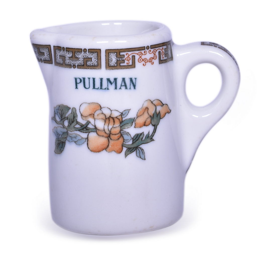 4433 - Pullman Railroad China Indian Tree Handled Creamer thumbnail