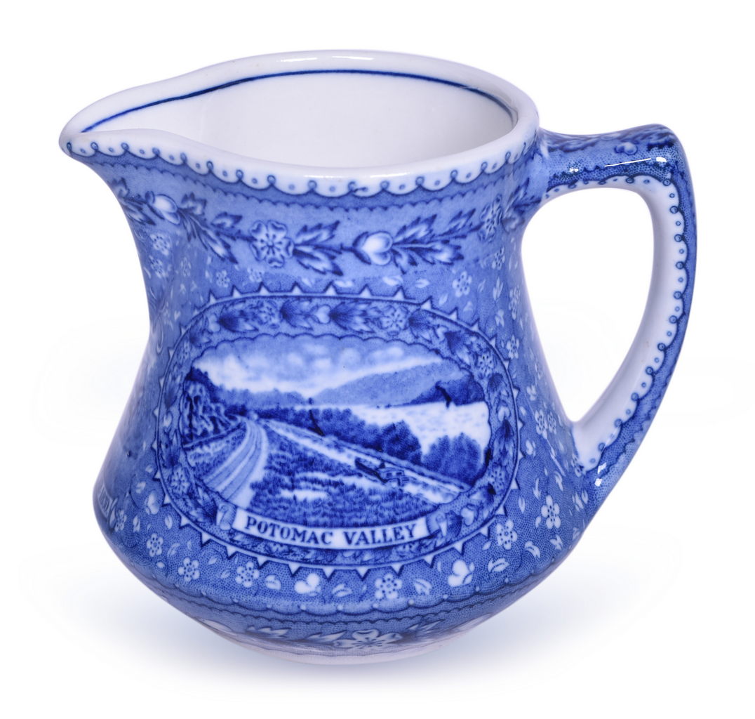 4447 - Baltimore & Ohio Railroad China Centenary Blue Line Creamer thumbnail