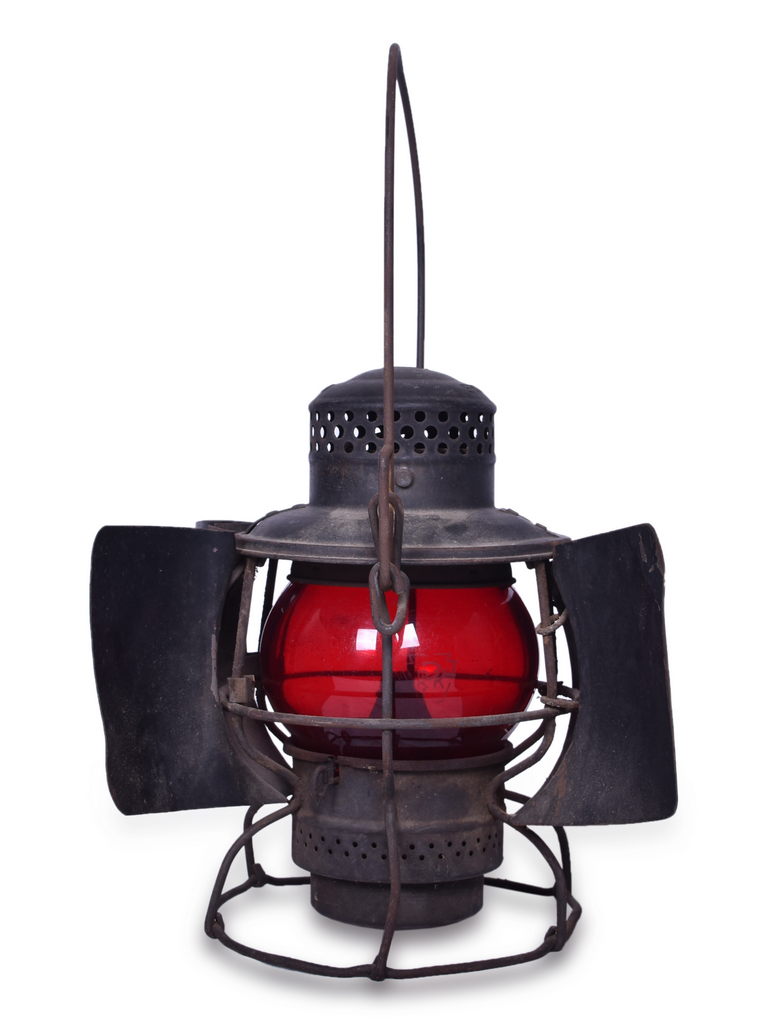 4448 - Pennsylvania Railroad Adlake Kero w/ Globe Blinders thumbnail