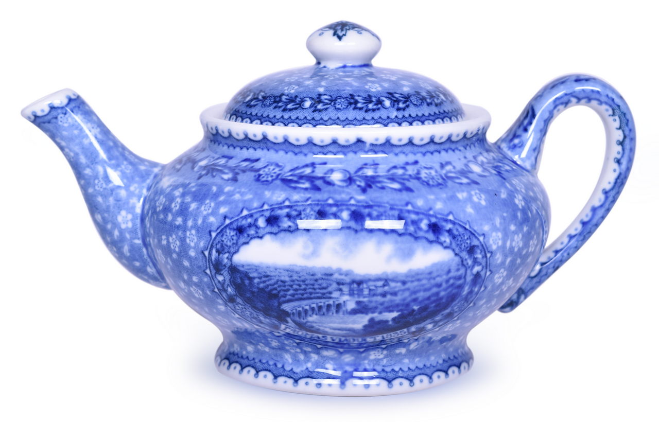 4453 - Scammell's Lamberton China Baltimore & Ohio Railroad Centenary Tea Pot thumbnail