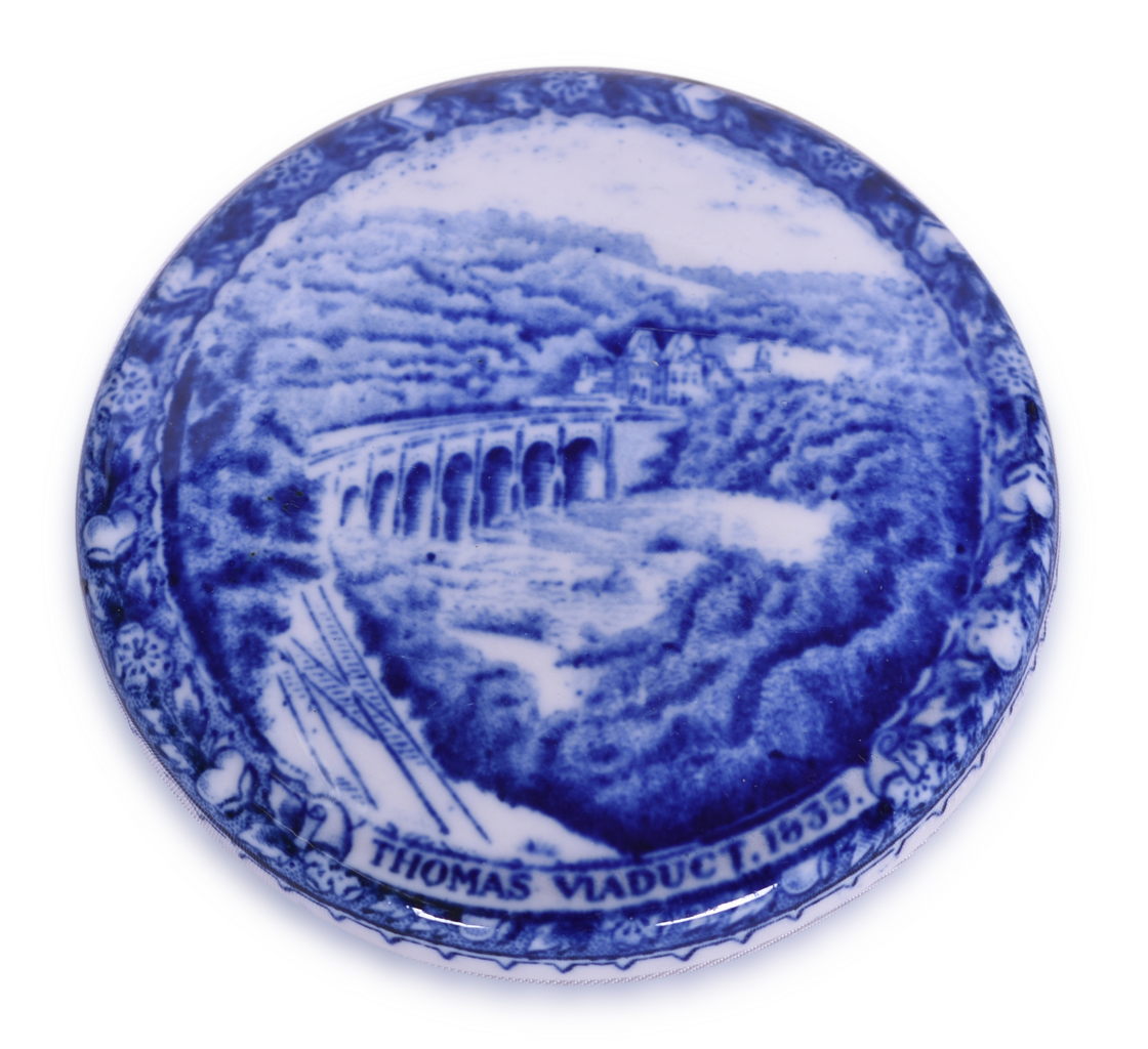 4455 - Baltimore and Ohio Railroad China Centenary Cover Lid thumbnail