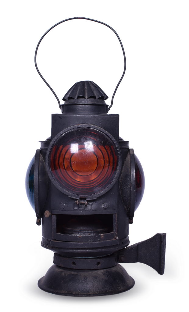 4460 - Peter Gray New York, New Haven, & Hudson River Railroad Marker Lamp thumbnail