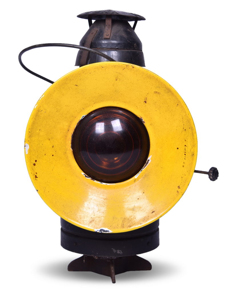 4464 - Pennsylvania Railroad Handlan Switch Lamp w/ Single Amber Target thumbnail