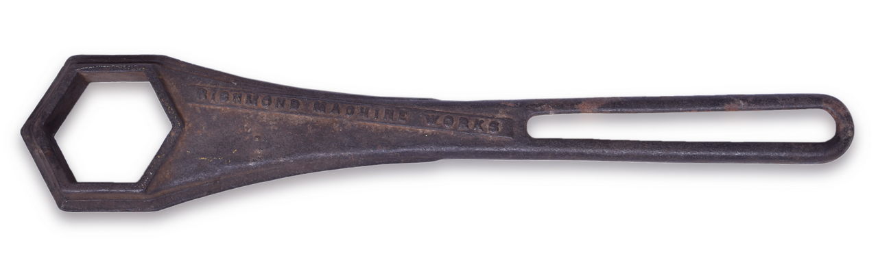 4504 - Richmond Machine Works Steam locomotive Wrench thumbnail
