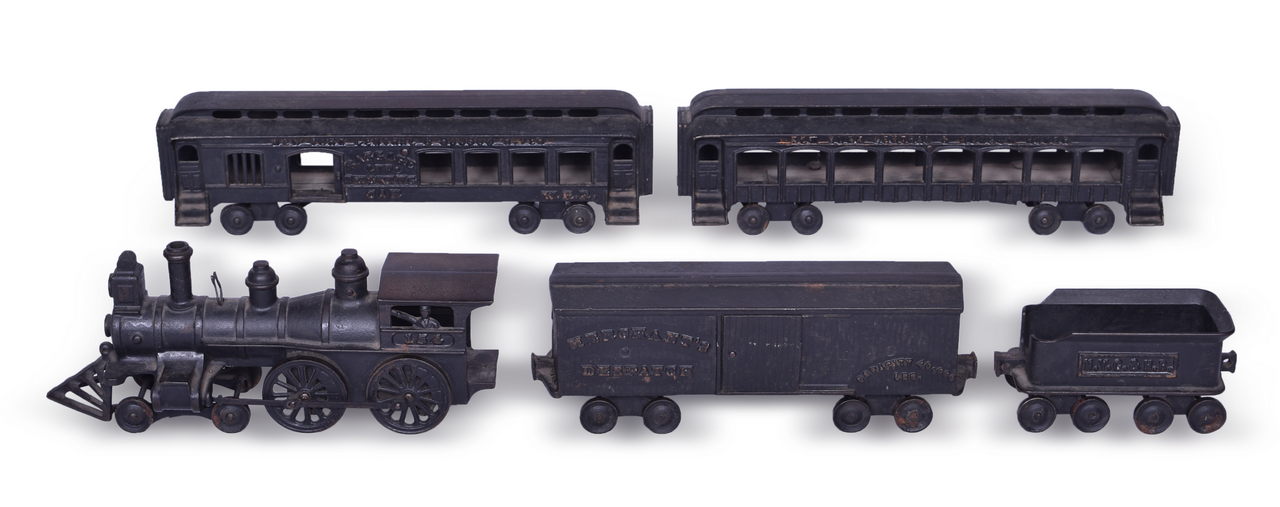 4512 - Ideal Merchants Dispatch / New York Central & Hudson River Cast Iron Floor Train thumbnail
