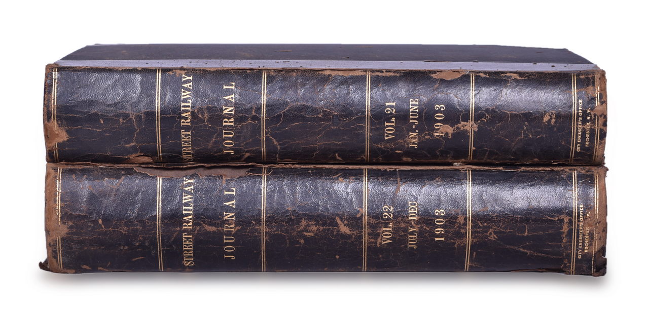 4535 - 1903 Street Railway Journal Encyclopedias Volume 21 and 22 thumbnail