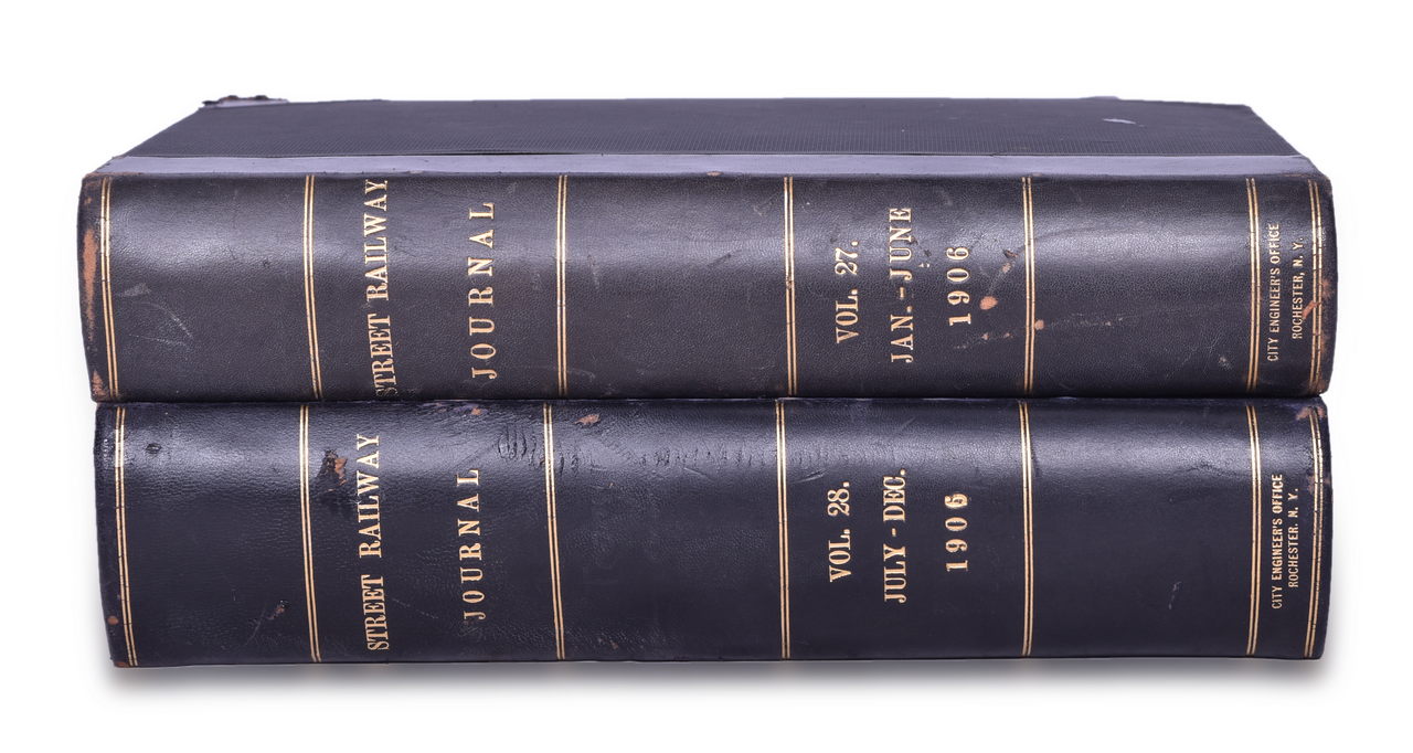4537B - 1906 Street Railway Journal Encyclopedias Volume 27 and 28 thumbnail