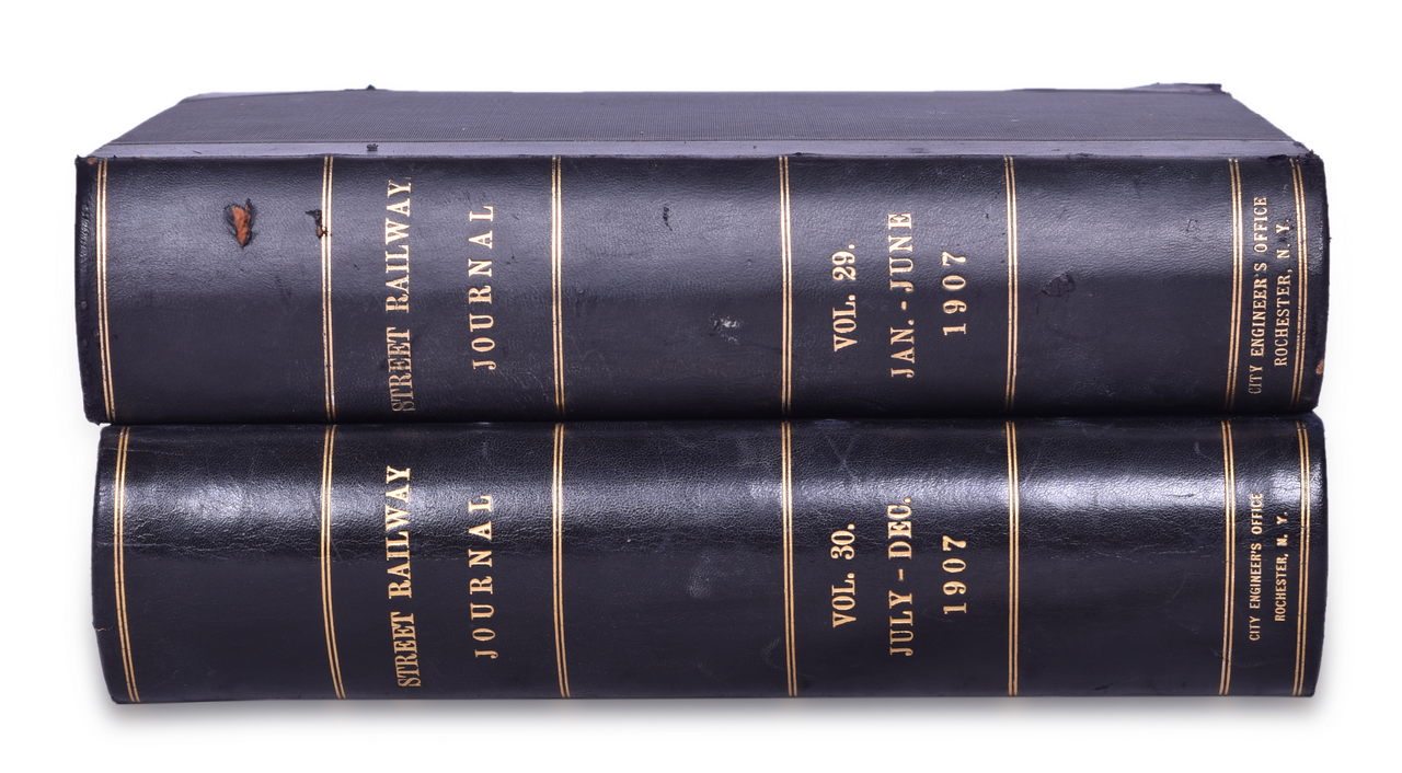 4537C - 1907 Street Railway Journal Encyclopedias Volume 29 and 30 thumbnail