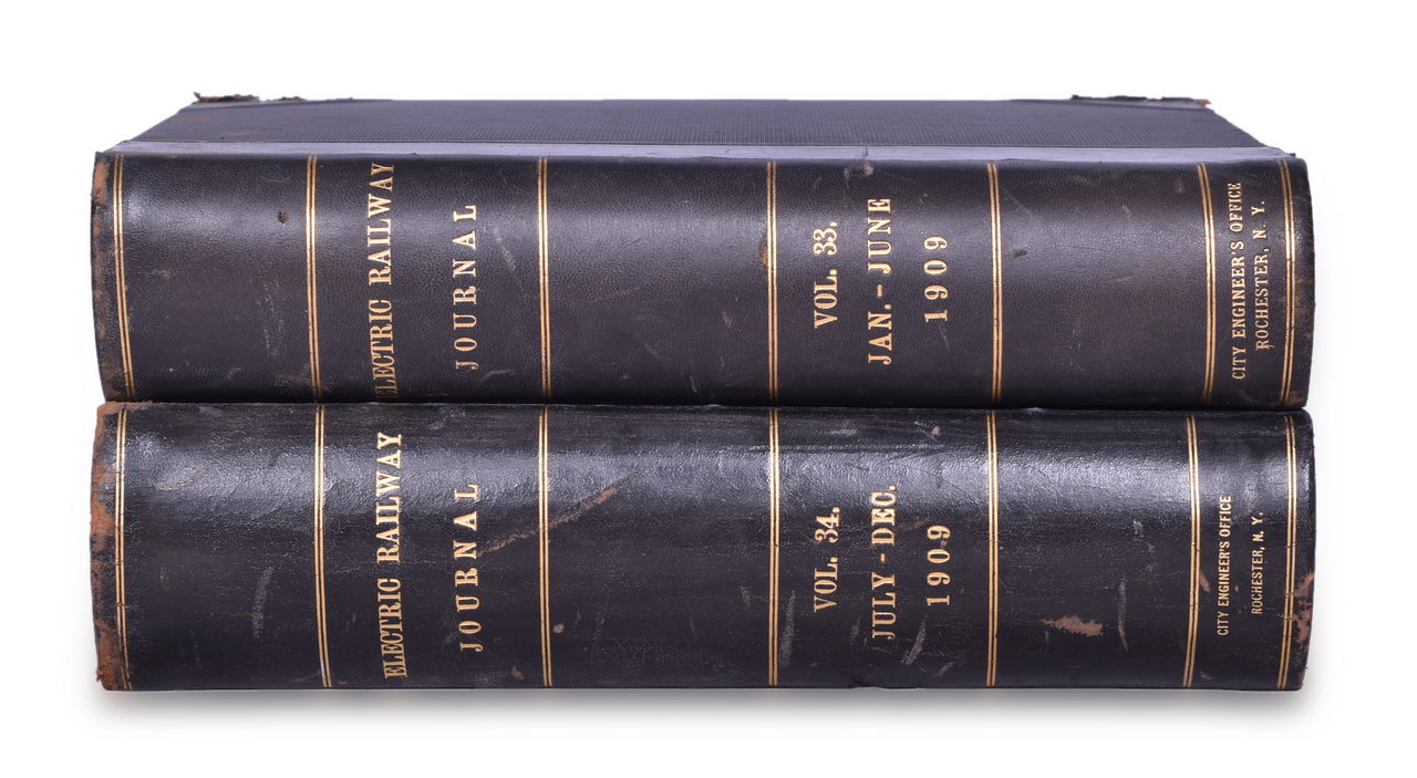 4541 - 1909 Electric Railway Journal Encyclopedias Volume 33 and 34 thumbnail