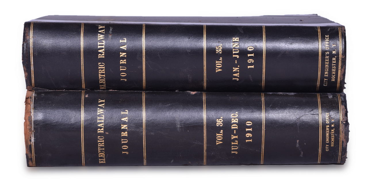 4543 - 1910 Electric Railway Journal Encyclopedias Volume 35 and 36 thumbnail