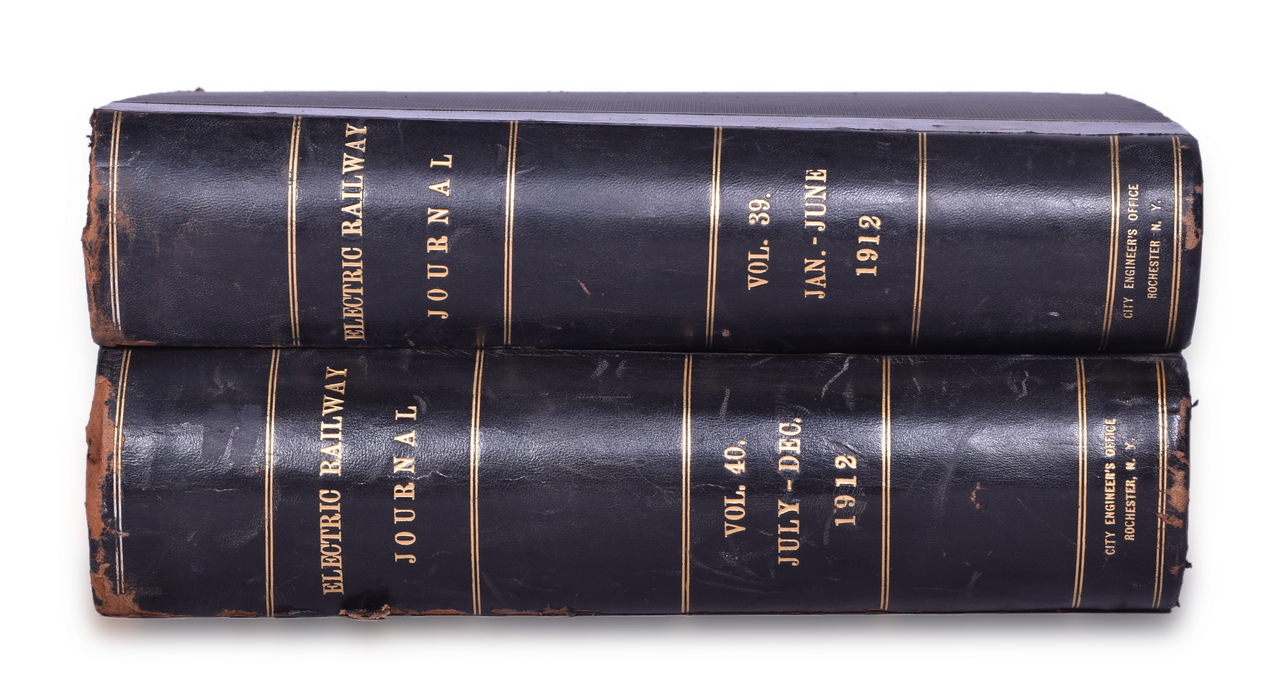 4547 - 1912 Electric Railway Journal Encyclopedias Volume 39 and 40 thumbnail