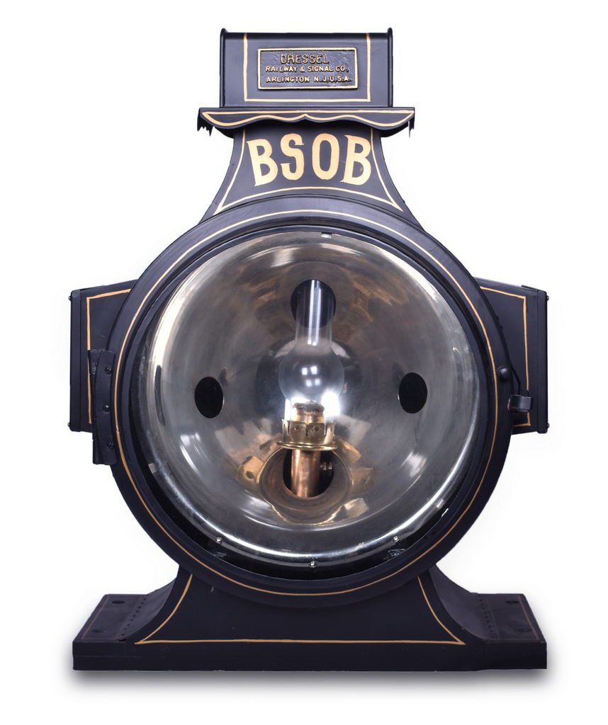 4548 - Dressel Railway & Signal Co. Restored Oil Fired steam locomotive Headlight thumbnail