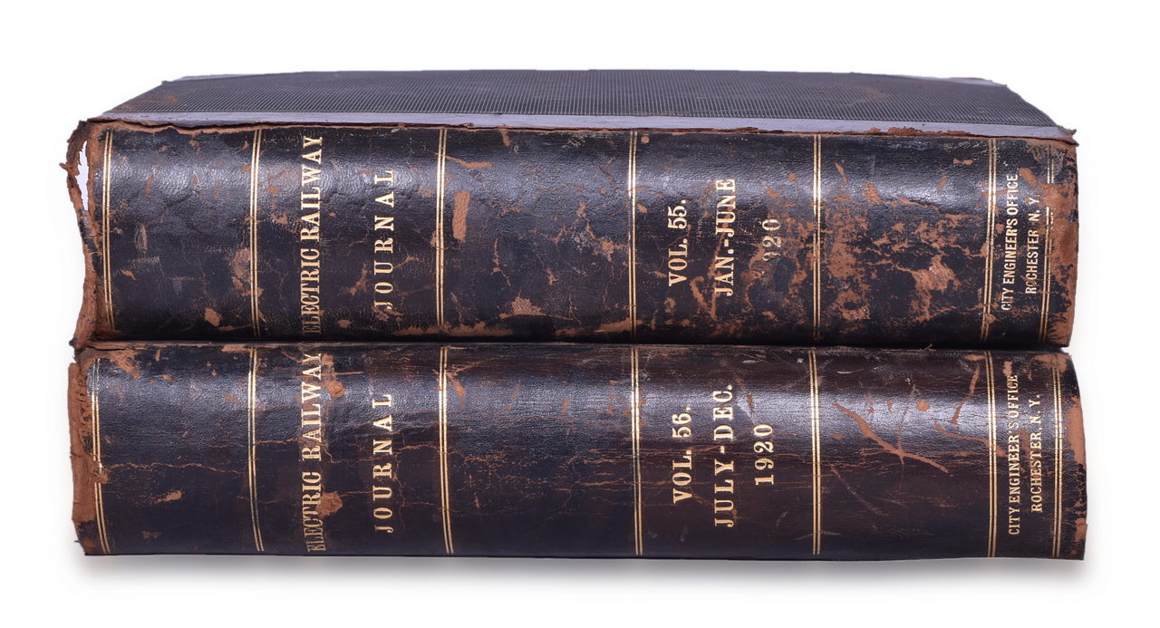 4557 - 1920 Electric Railway Journal Encyclopedias Volume 55 and 56 thumbnail
