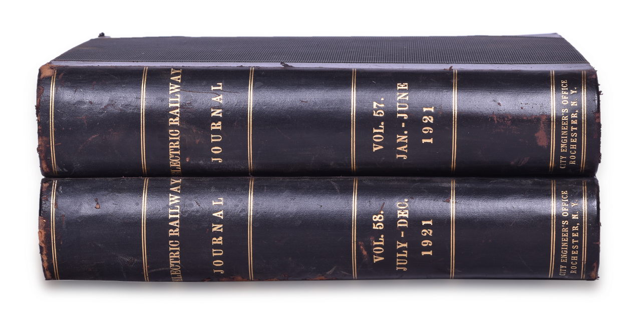 4559 - 1921 Electric Railway Journal Encyclopedias Volume 57 and 58 thumbnail