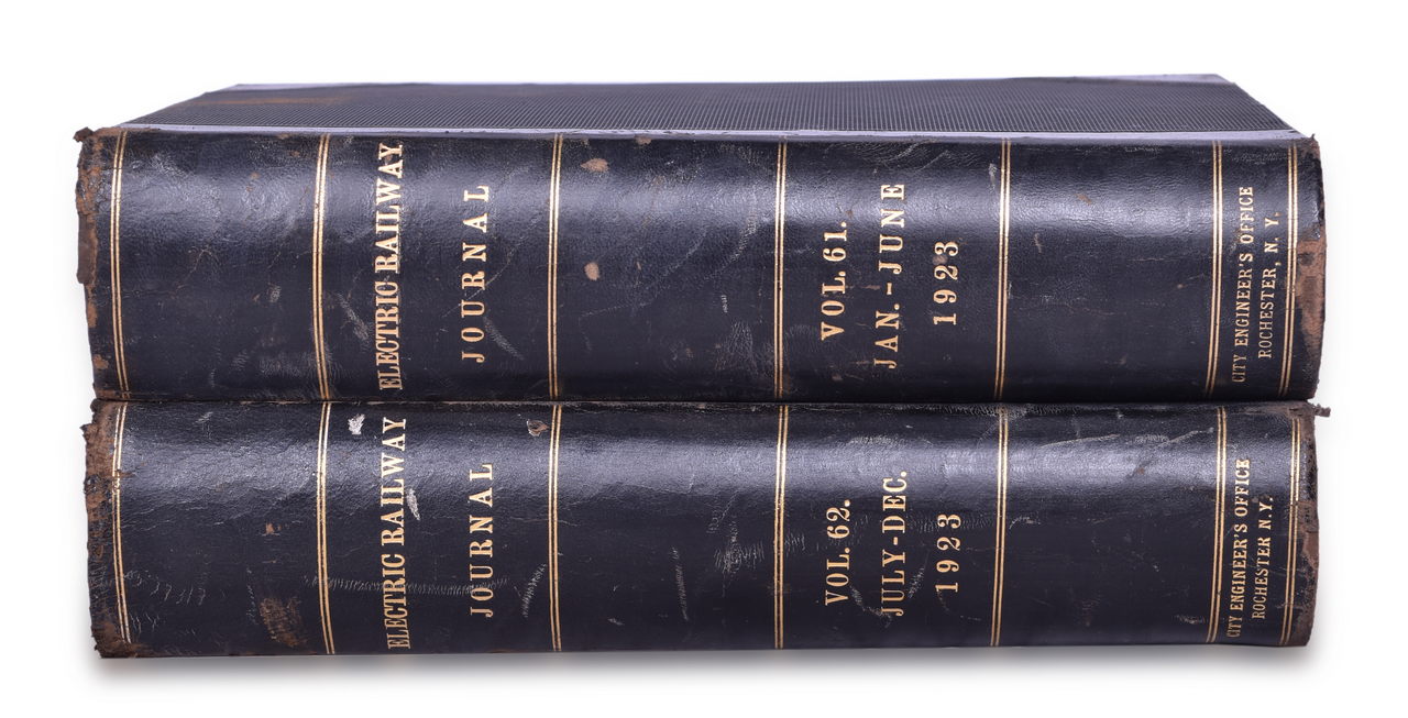 4563 - 1923 Electric Railway Journal Encyclopedias Volume 61 and 62 thumbnail