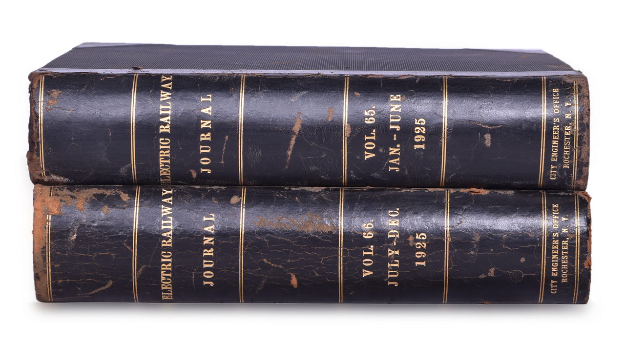 4567 - 1925 Electric Railway Journal Encyclopedias Volume 65 and 66 thumbnail