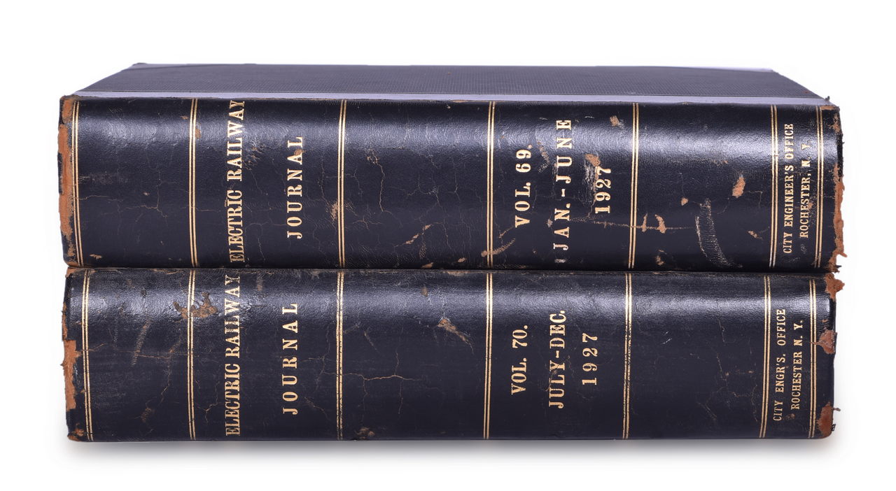 4571 - 1927 Electric Railway Journal Encyclopedias Volume 69 and 70 thumbnail