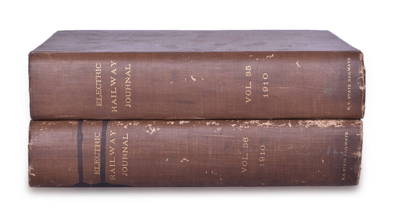 4585 - 1910 Electric Railway Journal Encyclopedias Volume 35 and 36 thumbnail