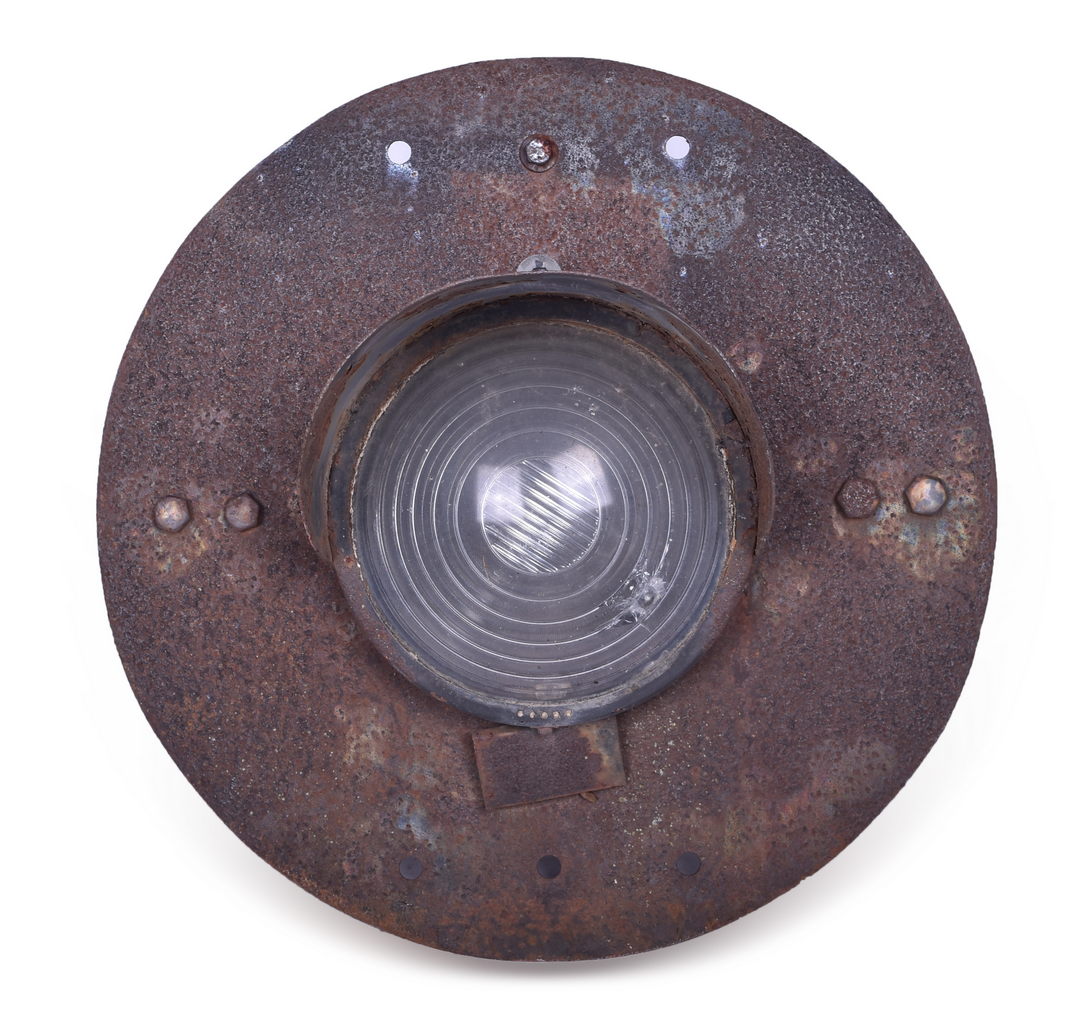 4612 - Single Amber Railroad Signal Lamp from a Baltimore and Ohio Color Position Light Signal thumbnail