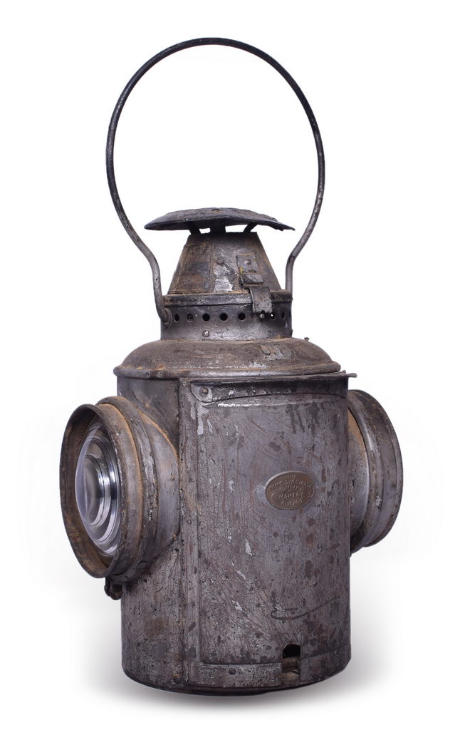 4625 - Adams & Westlake Union Pacific Railroad Semaphore Lamp / Train Order Signal thumbnail