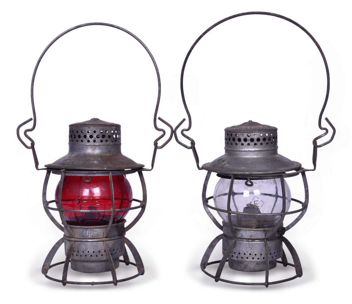 4629 - Pair of Dressel Erie Railroad Lanterns thumbnail