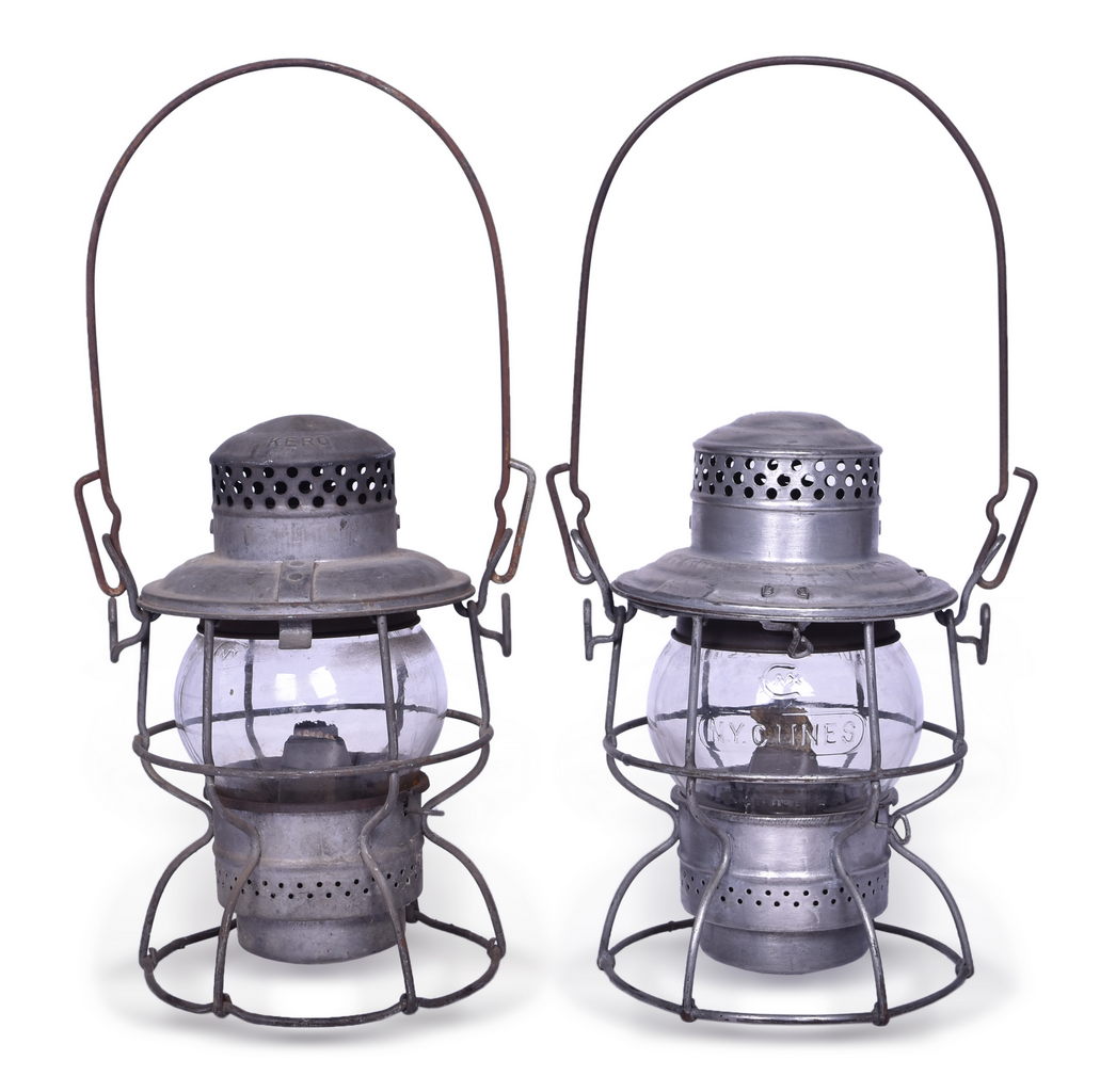 4639 - Pair of Adlake Kero New York Central Railroad Lanterns thumbnail