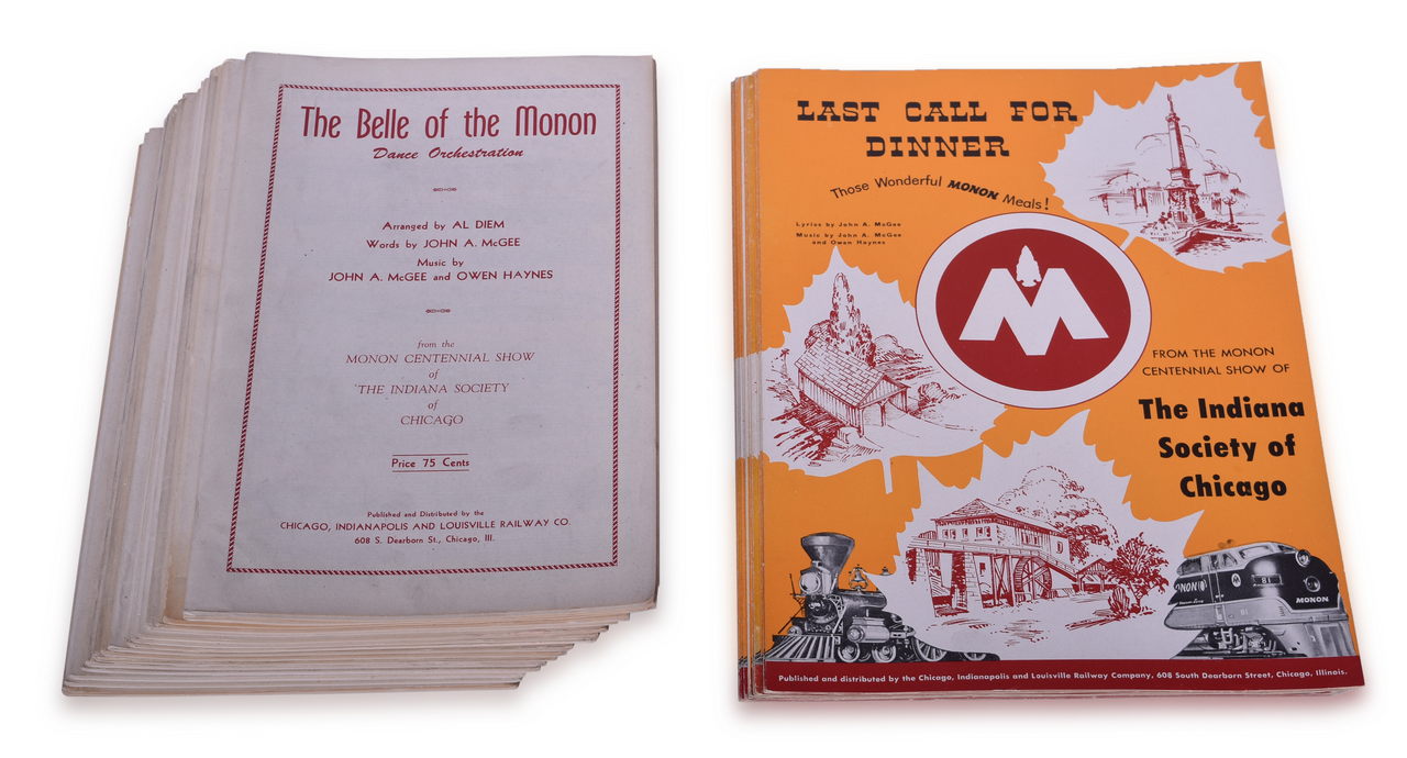 4642 - 29 Pieces of Monon Railroad Sheet Music thumbnail