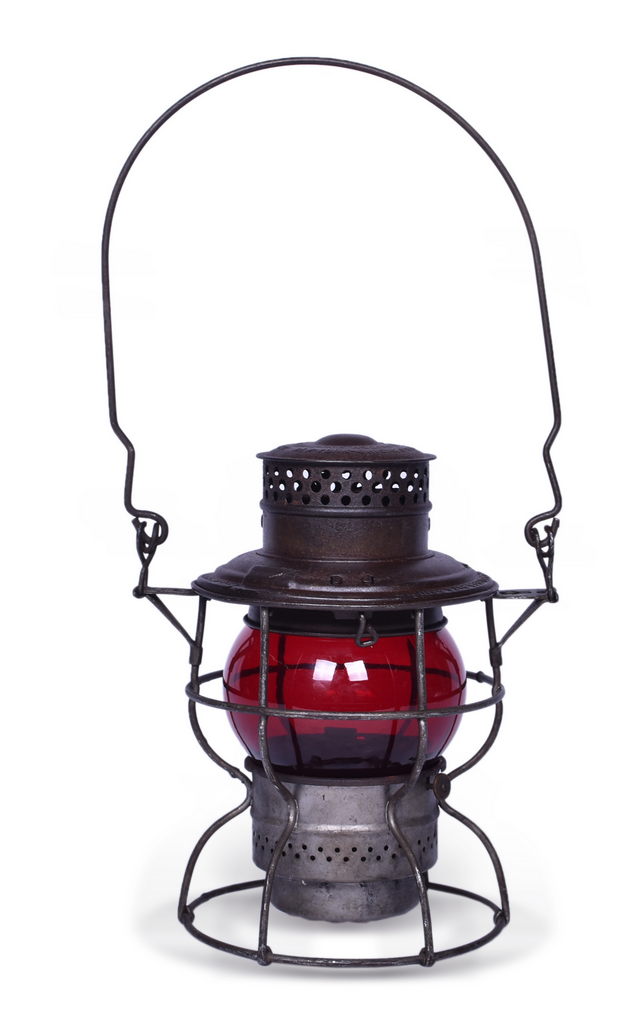 4002 - Rutland Railroad Red Globe Adlake No. 250 Kero Lantern thumbnail