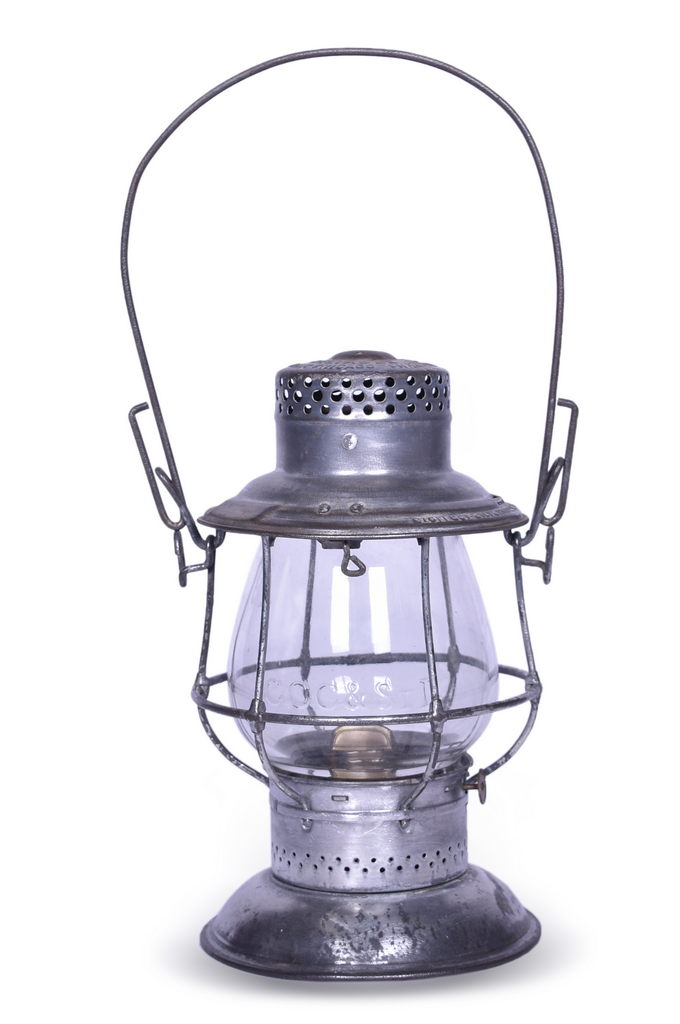 4026 - Adlake Reliable CCC&St.L / Big Four Railroad Bell Bottom Lantern thumbnail