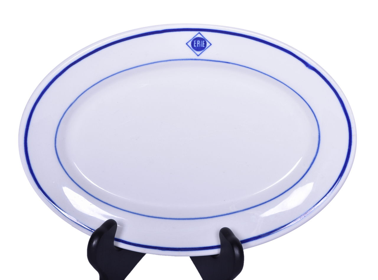 4041 - Erie Railroad Iroquois China Starucca Oval Platter Plate 10 5/8
