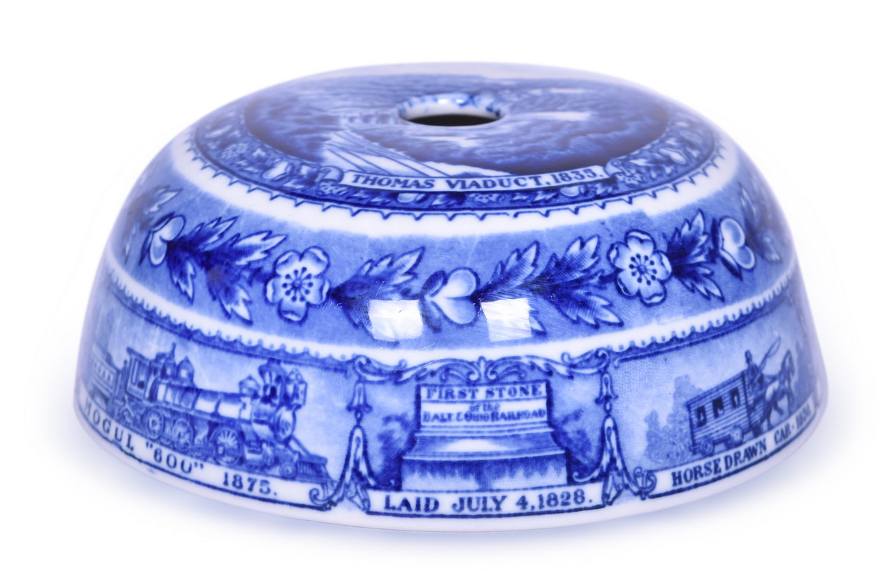 4081 - Baltimore and Ohio Railroad China Centenary Hot Food Cover thumbnail