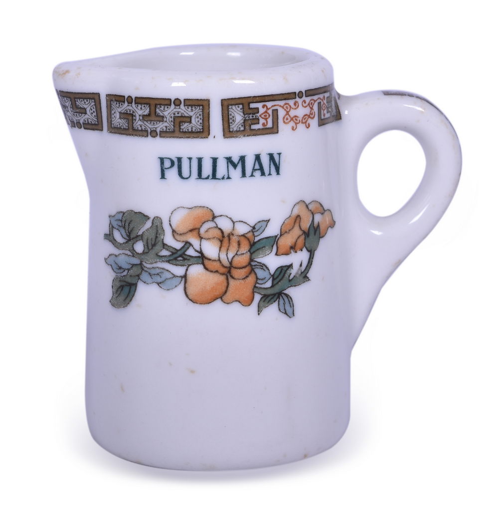 4103 - Pullman Railroad China Indian Tree Handled Creamer thumbnail