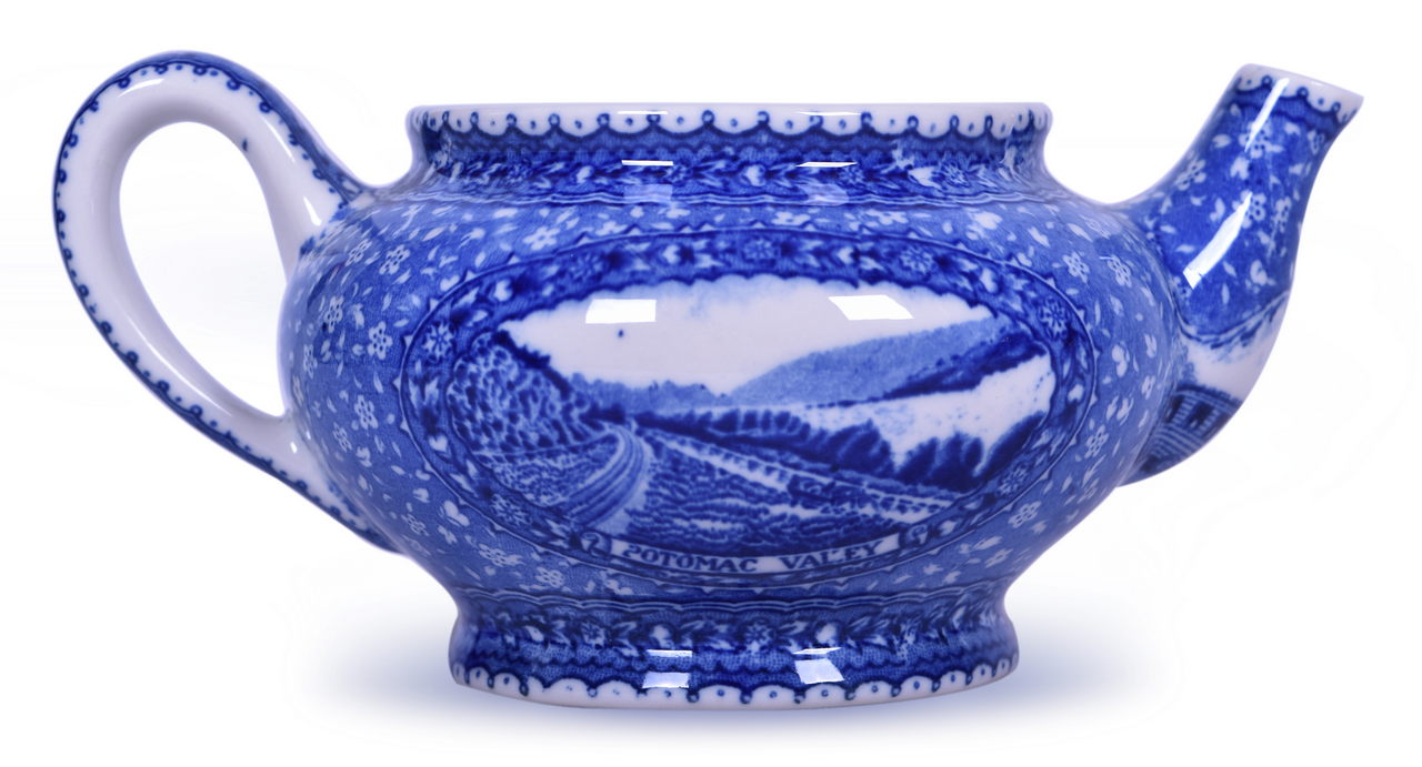 4141 - Scammell's Lamberton China Baltimore & Ohio Railroad Centenary Tea Pot thumbnail