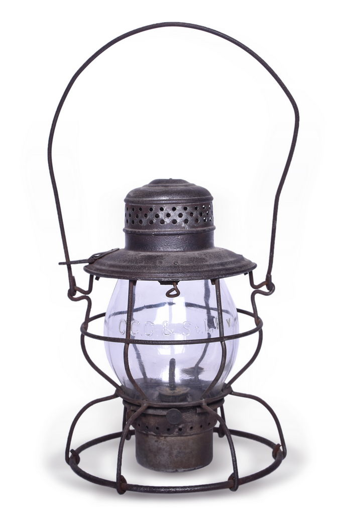 4172 - Handlan Big Four Railroad Lantern w/ Clear Cast CCC & StL Ry Globe thumbnail