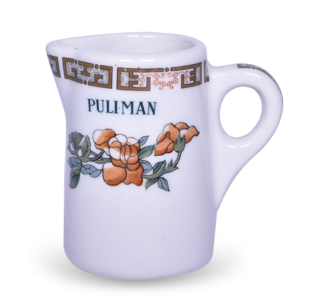 4187 - Pullman Railroad China Indian Tree Handled Creamer thumbnail