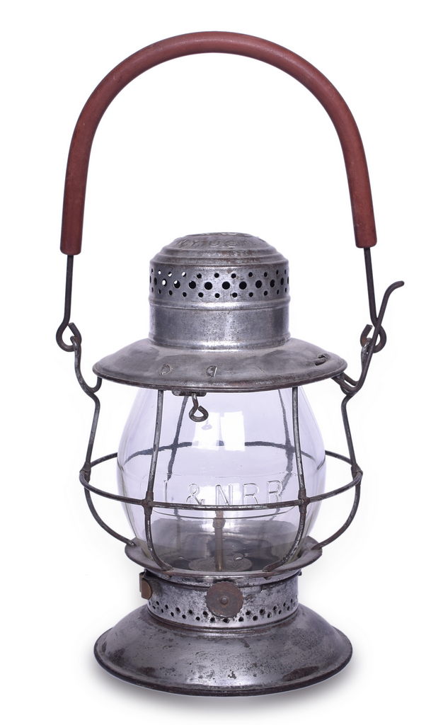4194 - Dietz XLCR Louisville and Nashville Bell Bottom Lantern w/ Clear Cast Globe thumbnail