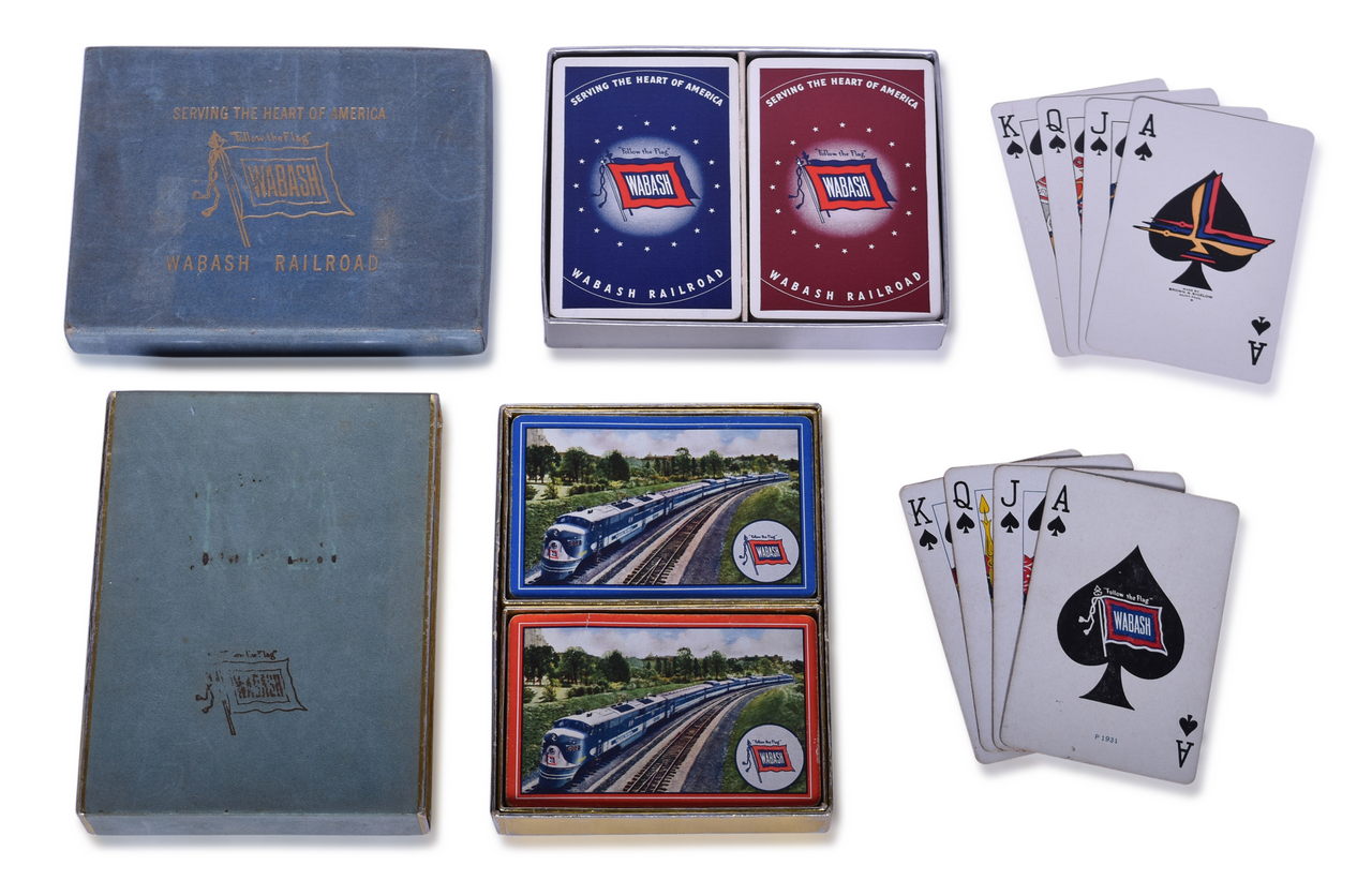 4247 - Four Wabash Railroad Playing Card Decks thumbnail