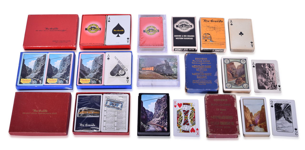4263 - Thirteen Denver & Rio Grande Western Railroad Playing Card Decks thumbnail