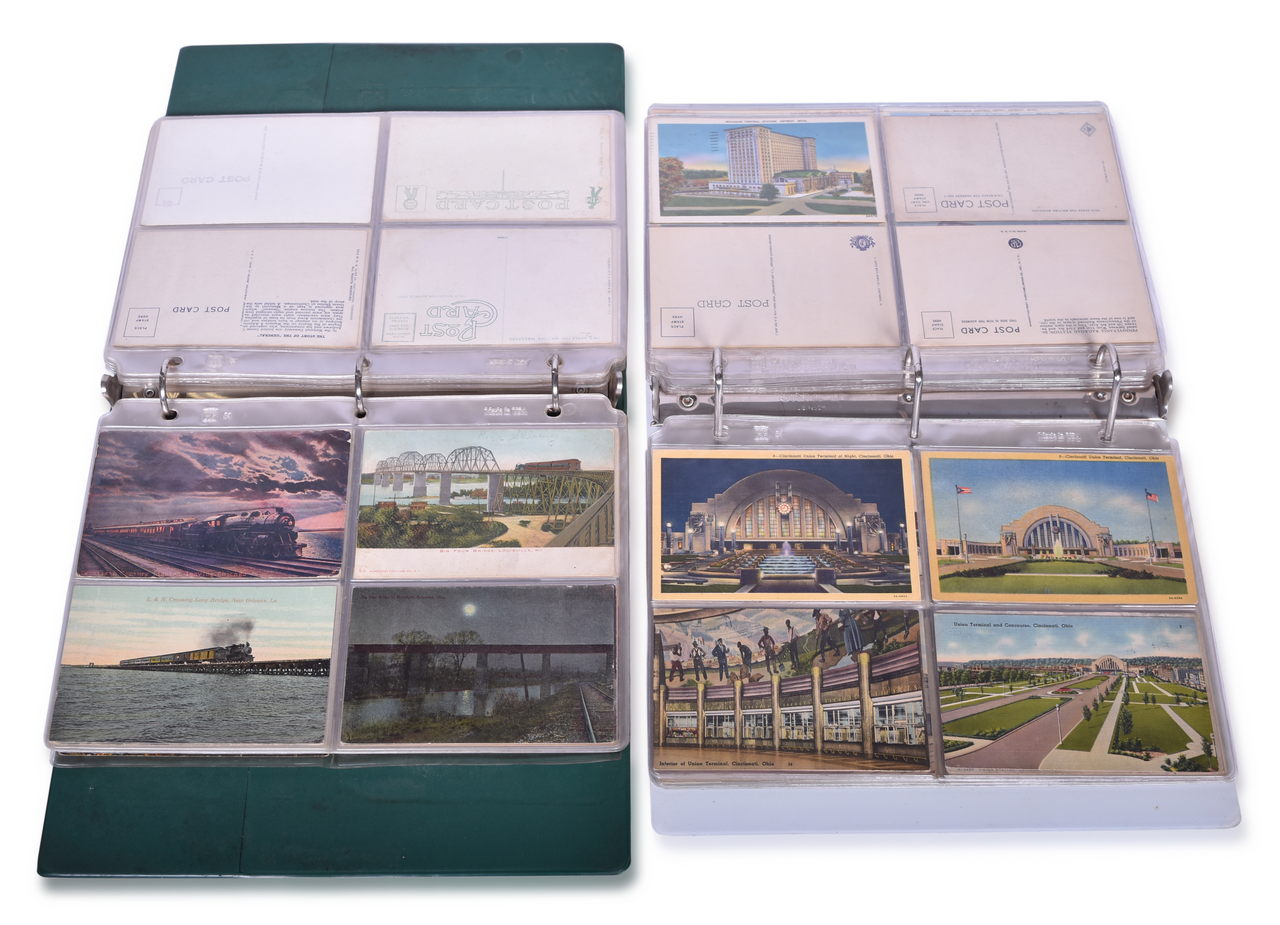 4264 - 139 Railroad Postcards - C&O, B&O, Depots, Western Scenery and More thumbnail