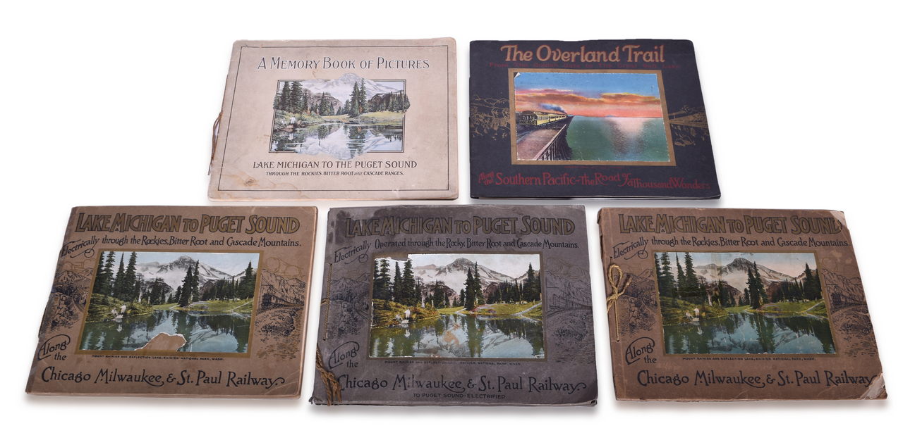 4268 - 5 Milwaukee Road and Southern Pacific Travel Picture Books from 1914-1920 thumbnail