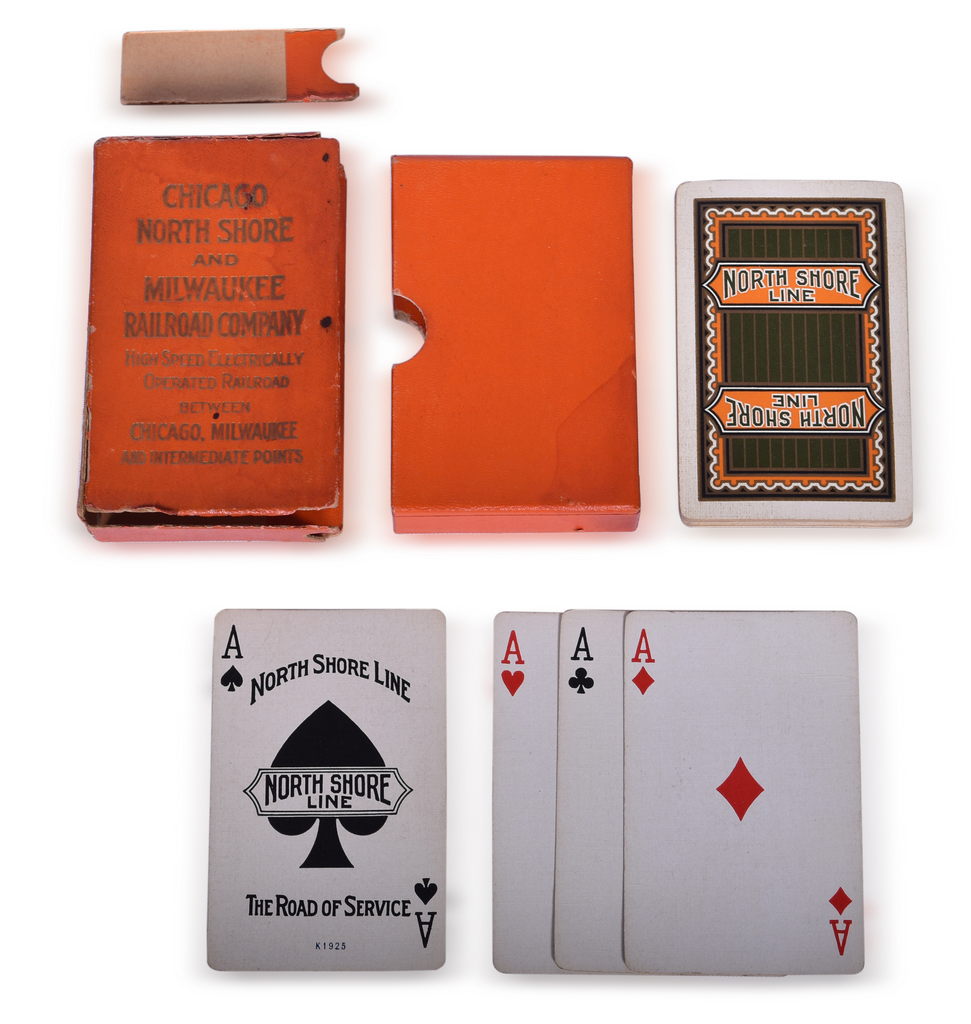 4273 - Chicago, North Shore & Milwaukee Railroad North Shore Line Playing Cards thumbnail