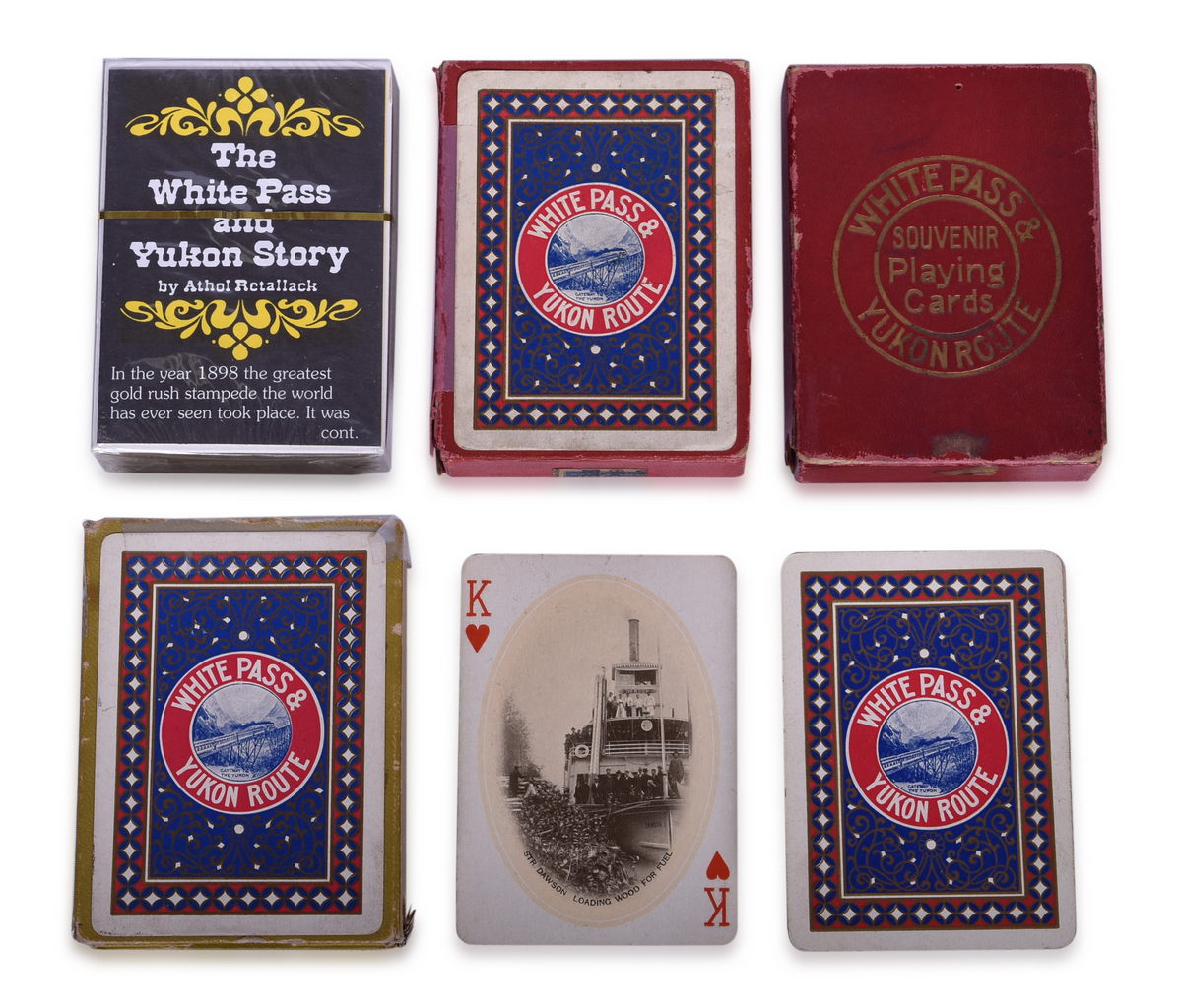 4275 - Four White Pass & Yukon Route Playing Card Decks thumbnail