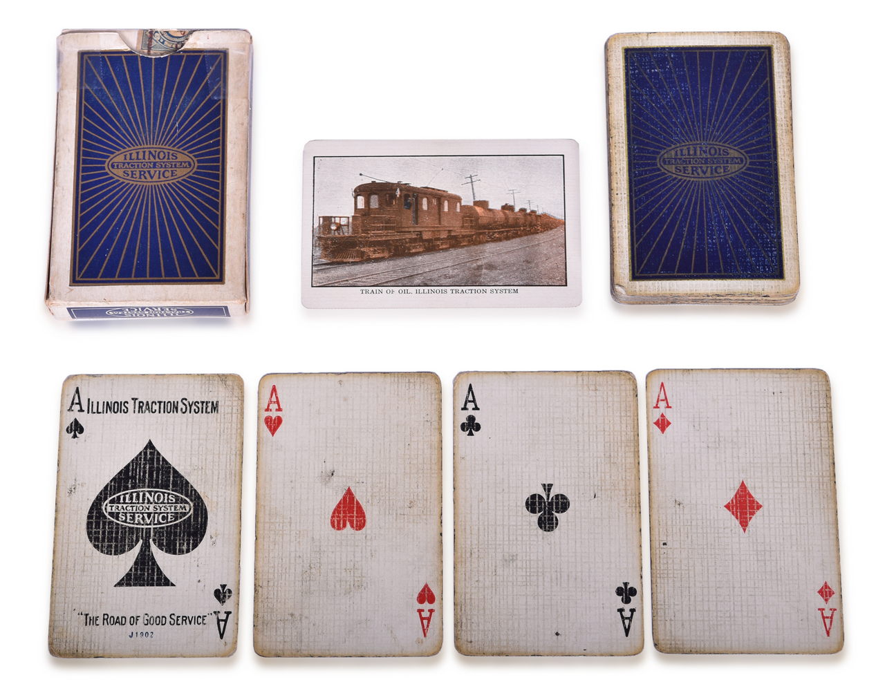 4277 - Illinois Traction System Service Railroad Playing Card Deck thumbnail