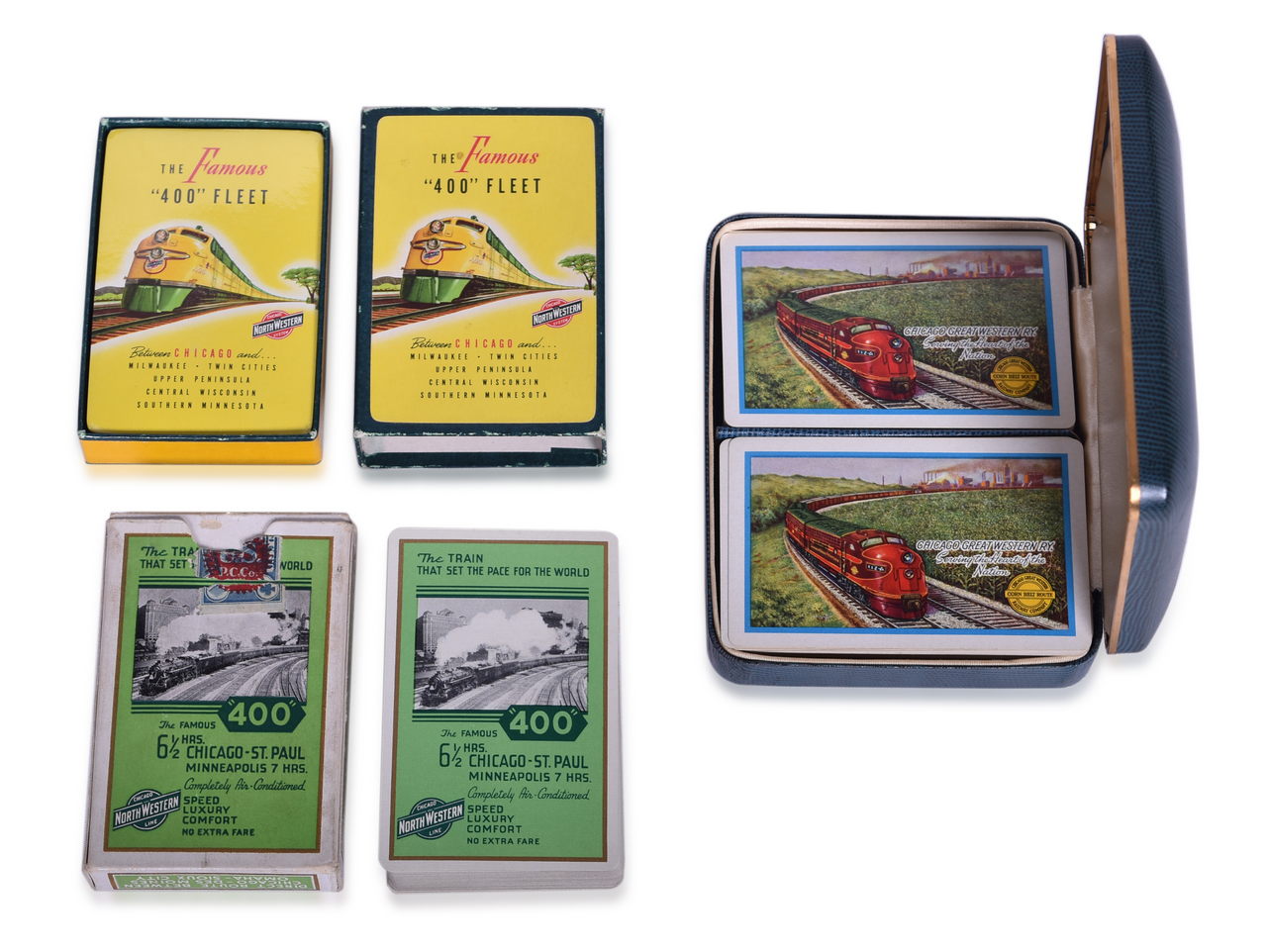 4285 - Chicago Great Western Railway and Chicago & Northwestern Playing Card Decks thumbnail