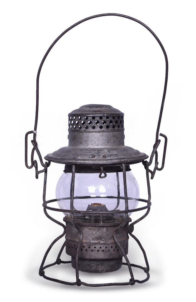 4326 - Adams & Westlake Southern Pacific Railroad Kero Lantern w/ Macbeth Clear Short Globe thumbnail